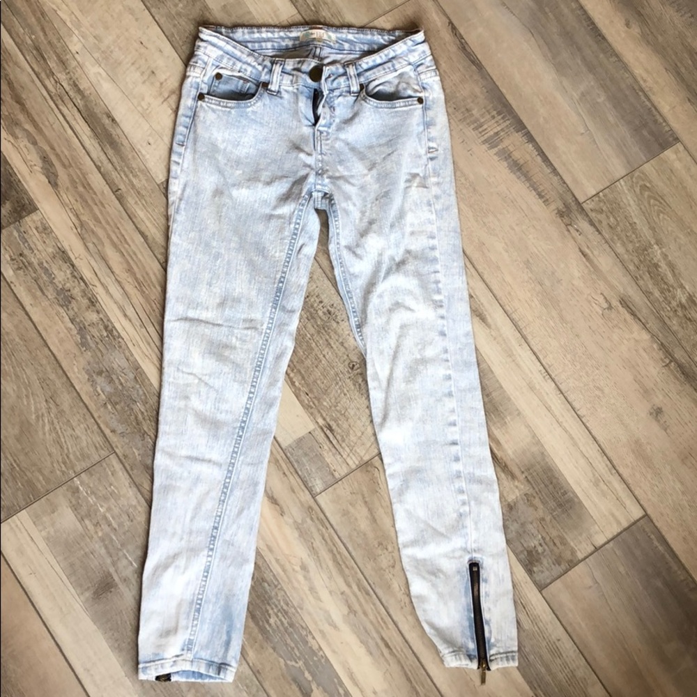 Love, fire crop jeans